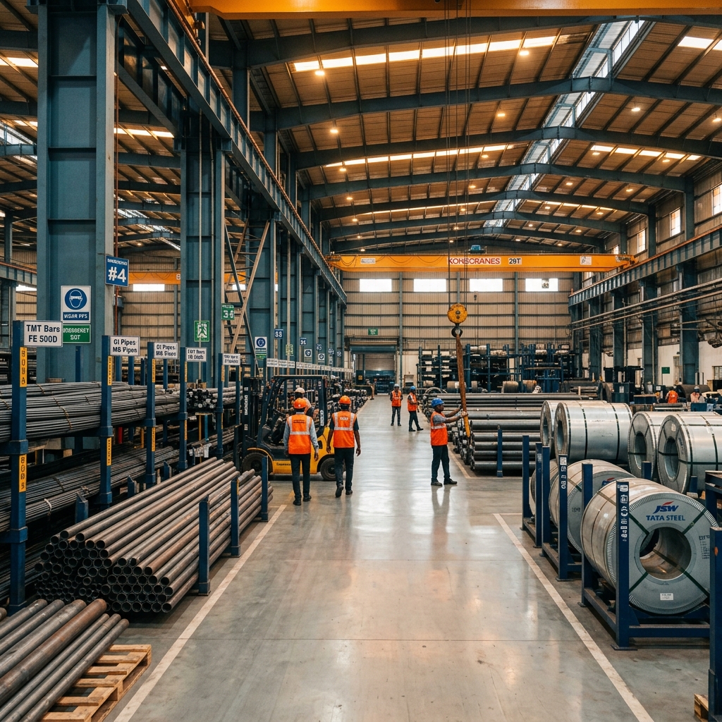 ABS Elements steel warehouse facility